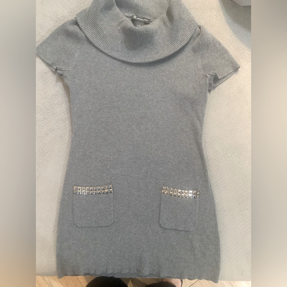 Inc woman’s shirt sleeve cowl neck sweater